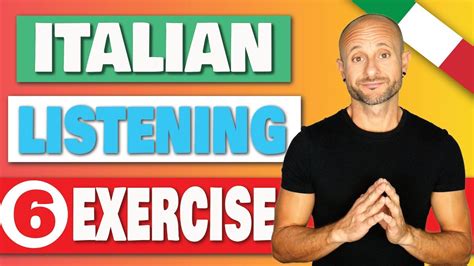 Italian Listening Comprehension Exercise Video In Italian Youtube