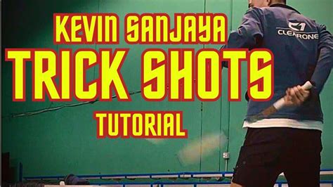 Badminton Trick Shot Defense Like Kevin Sanjaya YouTube