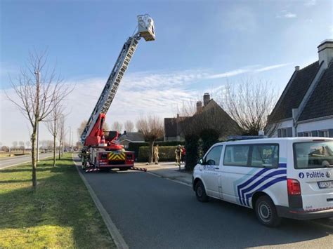 Brandweer Rukt Uit Voor Vermeende Schoorsteenbrand In Zuienkerke KW Be