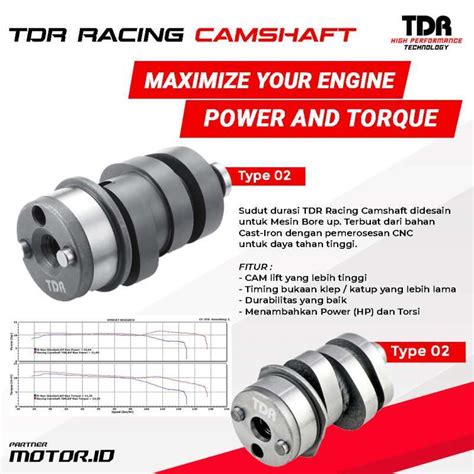 Promo Noken As Camshaft Racing Tdr Yamaha Nmax Aerox Lexi Diskon Di