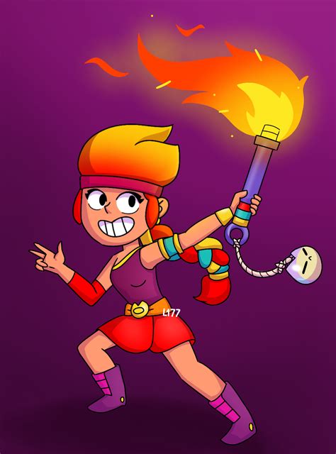 30 Hq Photos Brawl Stars Amber Png Amber Brawl Stars Coloring Pages