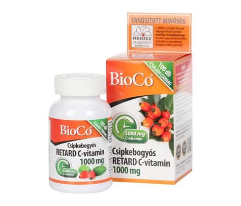 Bioco Csipkebogy C Vitamin Mg Retard Tabletta X Benu