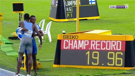 Tebogo storms to gold in men s 200m final Vidéo Dailymotion