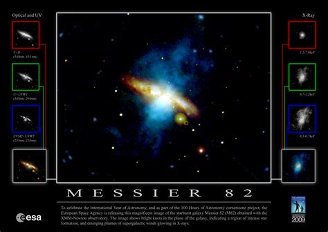 ESA - Messier 82 poster