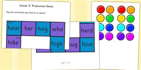 Initial H Production Game Teacher Made