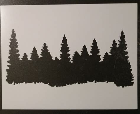 Free Printable Pine Tree Stencil