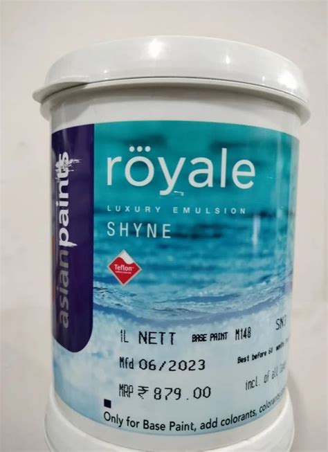 Asian Paints Royale Shyne Luxury Emulsion Paints 1 Ltr At Rs 750