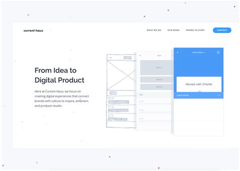 current haus awwwards honorable mention