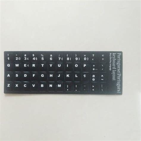 Replacement Português Portuguese PT Keyboard Sticker Laptop PC Computer