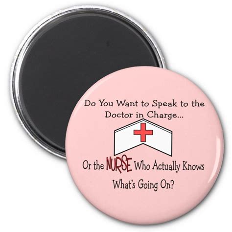 Funny Nurse Gifts Magnet | Zazzle