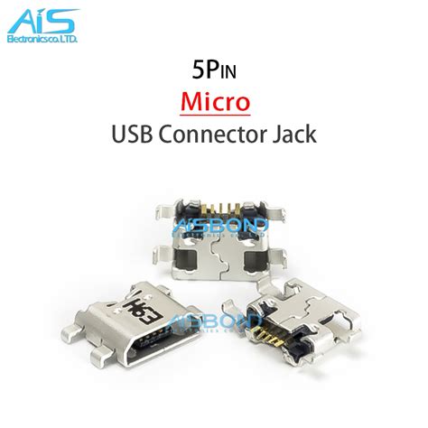 20Pcs Lot Micro USB Charging Port Jack Socket Charger Connector Dock