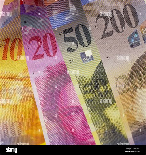 Currency Swiss Franc Chf Switzerland Europe Bank Notes Bills New 10