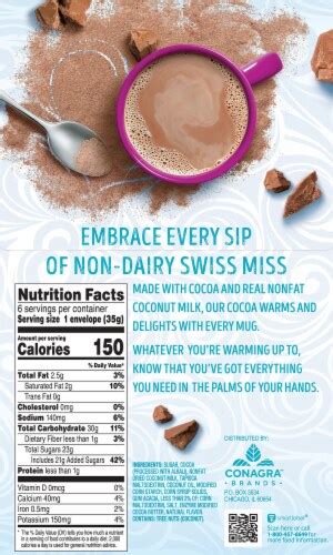 Swiss Miss Chocolate Non Dairy Hot Cocoa Mix Ct Kroger