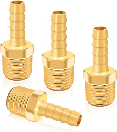 Amazon Kootans Pcs Hose Barb To Npt Male Brass Quick