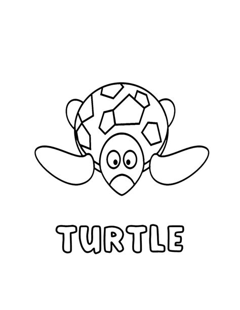 Turtle Coloring Page Top Paint Coloring Pages