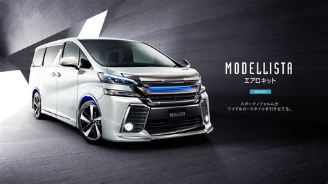 Toyota Alphard Vellfire Get Modellista Body Kits Image