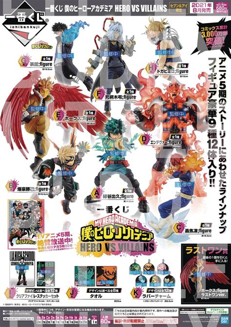 Mar My Hero Academia Ichiban Kuji Heroes Vs Villains Pc Box