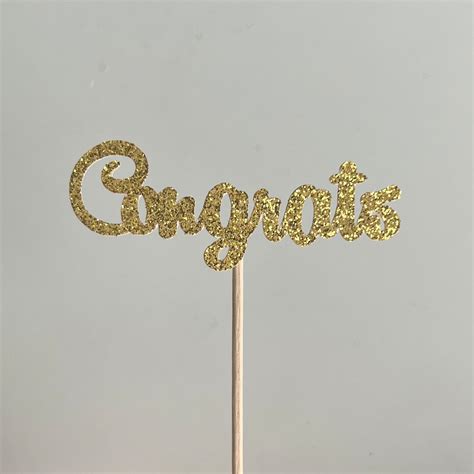 Congrats Cupcake Toppers Congratulations Cupcake Toppers Congrats