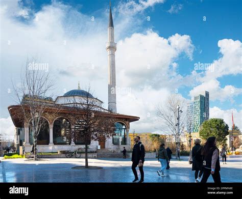 Et Hem Bej Mosque In Tirana Albania Stock Photo Alamy