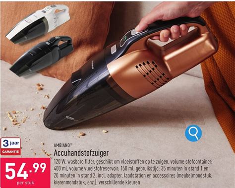 Ambiano Accuhandstofzuiger Promotie Bij Aldi