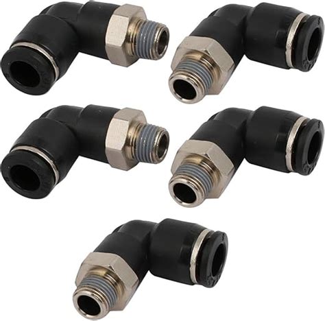 sourcing map 1 8BSP Raccord rapide pneumatique raccord instantané 5pcs