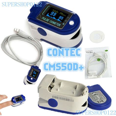 Contec Cms50d Oled Fingertip Pulse Oximeter With Pc Software 24 Hour Recorder Finger Pulse