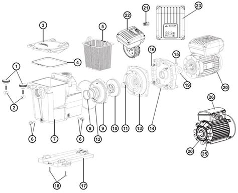 Pi Ces D Tach Es Pour Pompe Piscine Super Pump Hayward