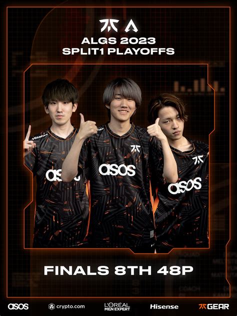 mimayu on Twitter RT FNATIC JP ALGS ALGS Split1 Playoffs Finals 8位