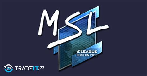 Sticker Msl Foil Boston Tradeit