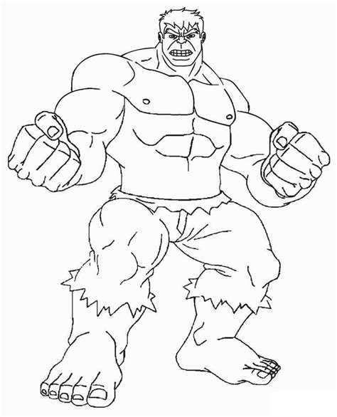 Hulk Coloring Pages Free Printable Coloring Pages For Kids