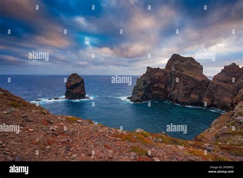 Gorilla Rock In Da Ponta De Sao Lourenco In Madeira Island Stock Photo