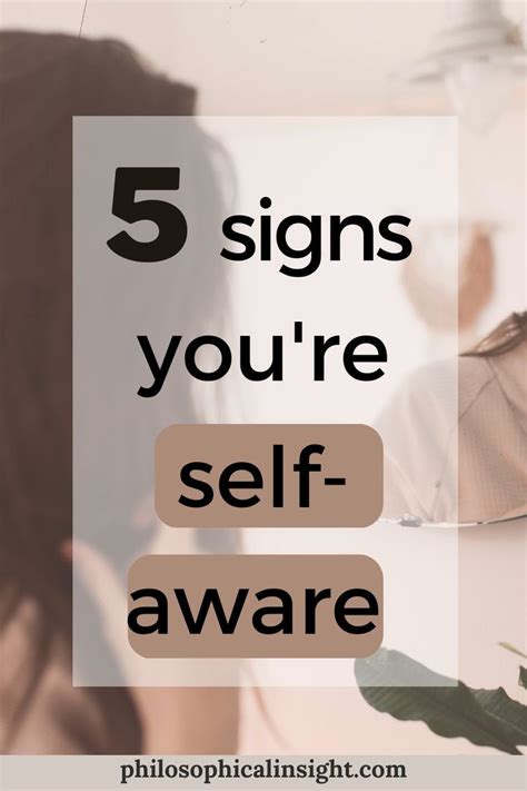 5 Signs You Are Self Aware How Are You Feeling Awareness How To