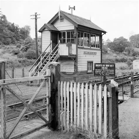 The Transport Library British Railways Signal Box At Coombe Signal