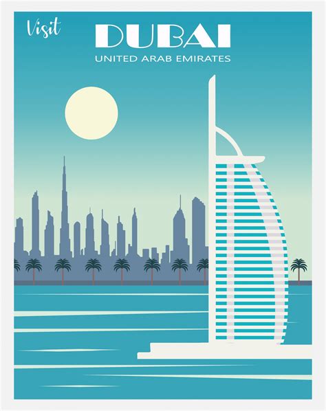 Dubai Travel Poster Free Stock Photo Public Domain Pictures