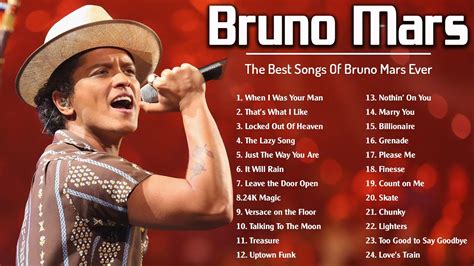 Bruno Mars Greatest Hits Bruno Mars Best Songs Playlist The