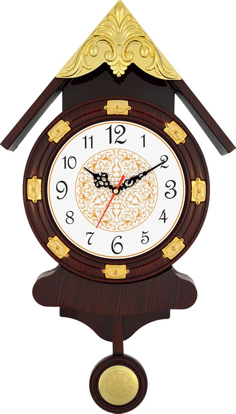 A4 Pendulum Wall Clocks In Circle Design Ariel Quartz