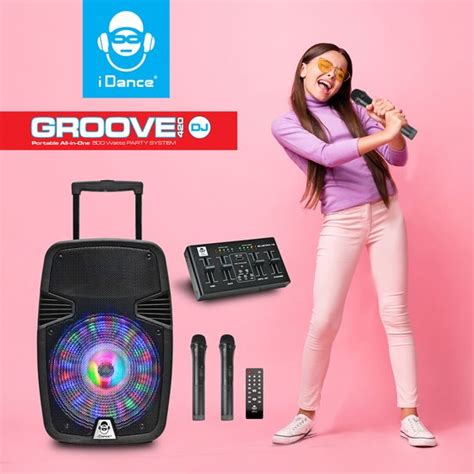 Idance Groove Dj Party Speaker Bluetooth Speaker Met Dj Mengpaneel