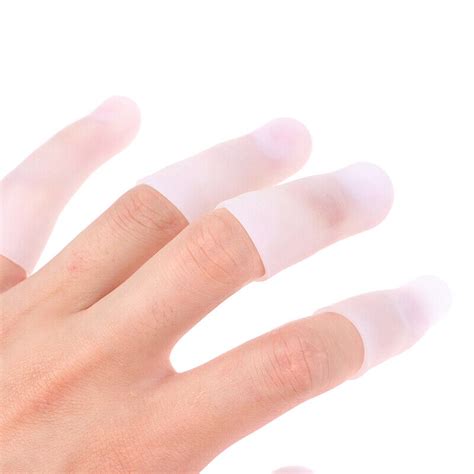 Pcs Silicone Finger Cot Gel Finger Protector Fingers Brace Support