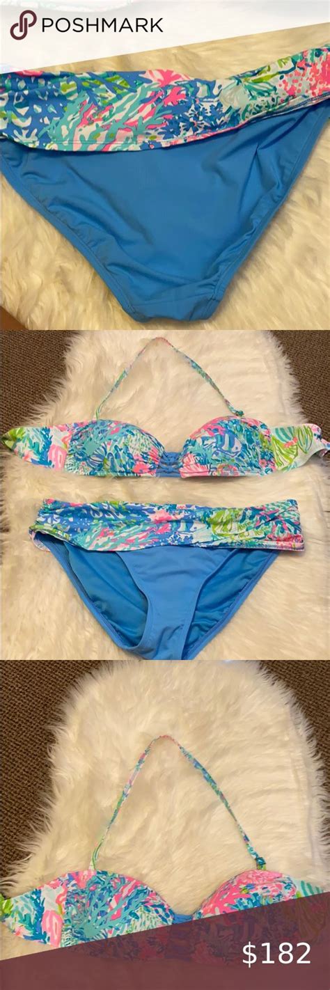 Lilly Pulizter Nwot Fishy Bikini Final Price Bikinis Lilly