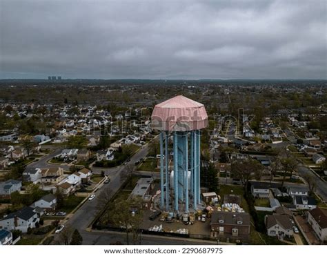 Aerial View Water Tower Elmont New Stock Photo 2290687975 Shutterstock