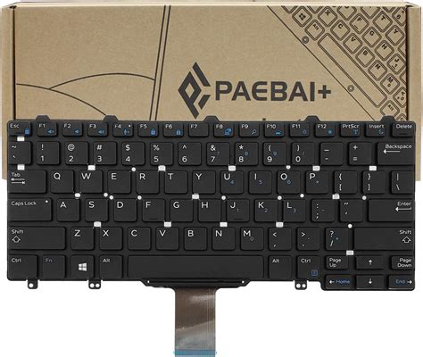 Paebai Teclado De Repuesto Para Laptop Sin Retroiluminaci N Para Dell