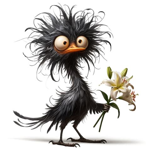 Crazy and Funny Bird Bundle Clipart, Bird Animals Clip Art. Quirky Bird