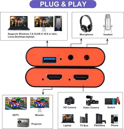 Tarjeta De Captura Hdmi Usb Con Paso K P Fps Audio Video Usb