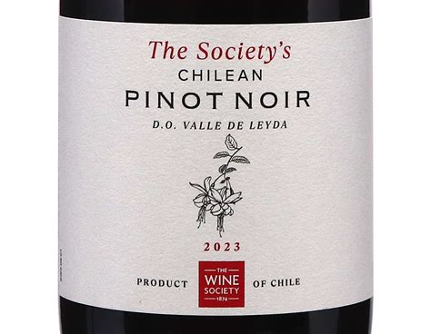 The Societys Chilean Pinot Noir Leyda 2023