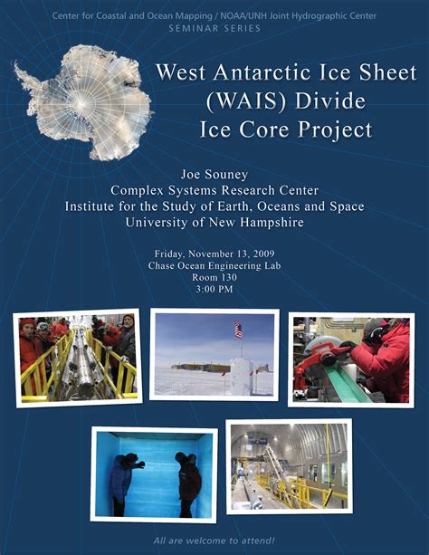 West Antarctic Ice Sheet Wais Divide Ice Core Project The Center