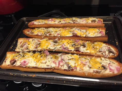 French Bread Pizza A Delicious And Easy Spin On Pizza And Subs The Diy Life