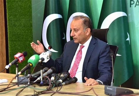 Minister Of State For Petroleum Dr Musadik Malik Addressing A Press