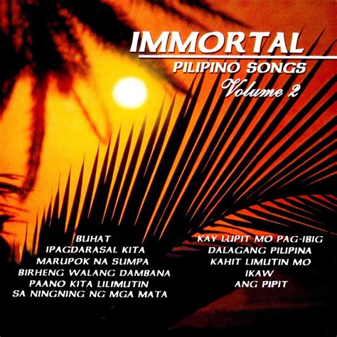 ‎immortal Pilipino Songs Vol 2 Album By Various Artists Apple Music