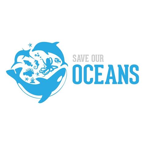 Premium Vector Save Our Ocean Style Design Logo Vector