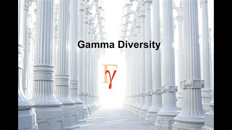 Gamma Diversity Youtube